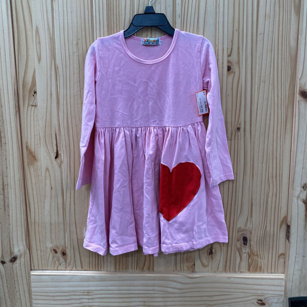 GIRLS YIWEN BABY PINK DRESS 120 6