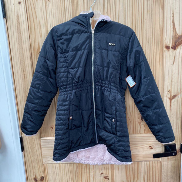 GIRLS DKNY BLK JACKET L 14/16