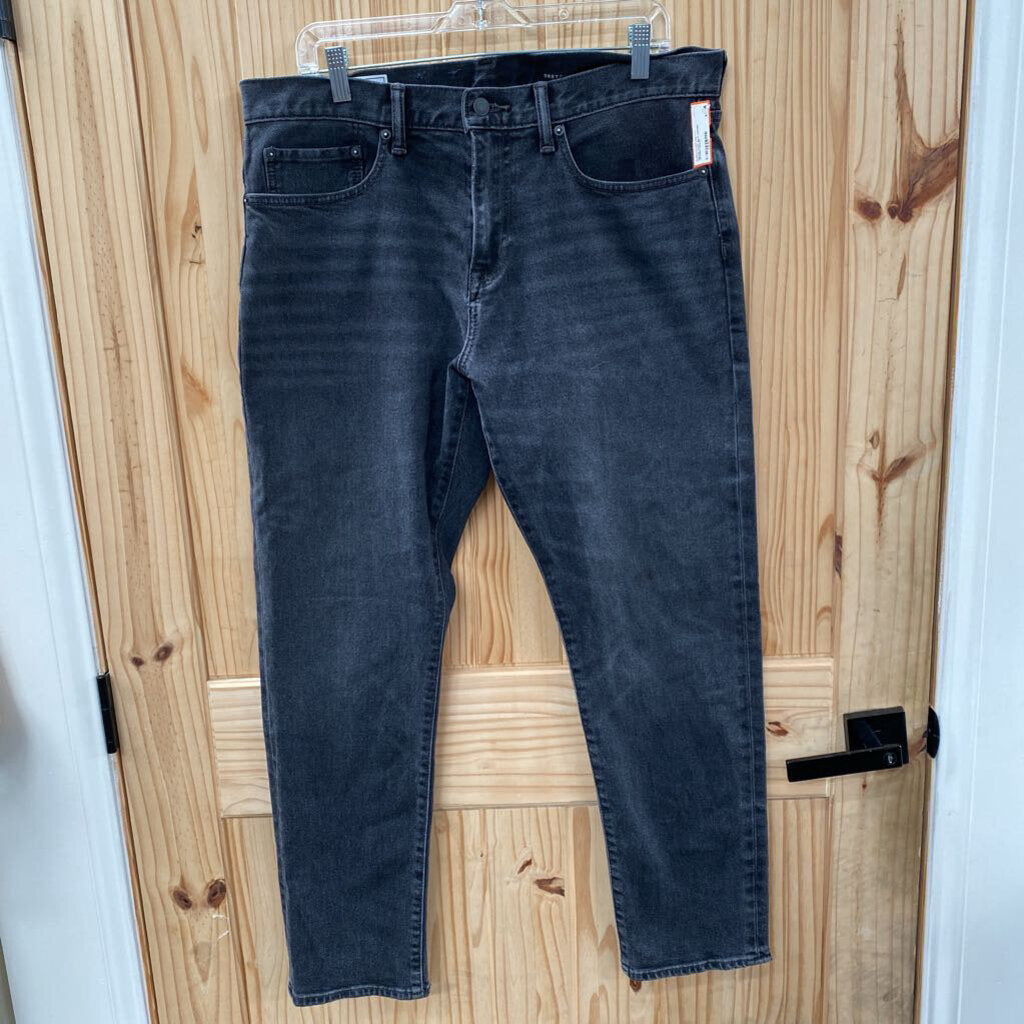 MENS GAP BLK DENIM JEANS 34X30