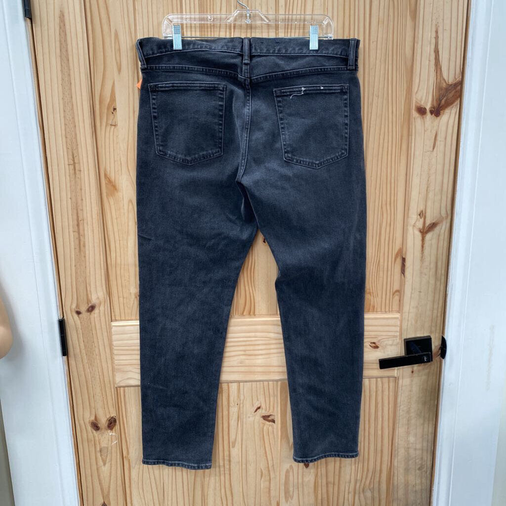 MENS GAP BLK DENIM JEANS 34X30