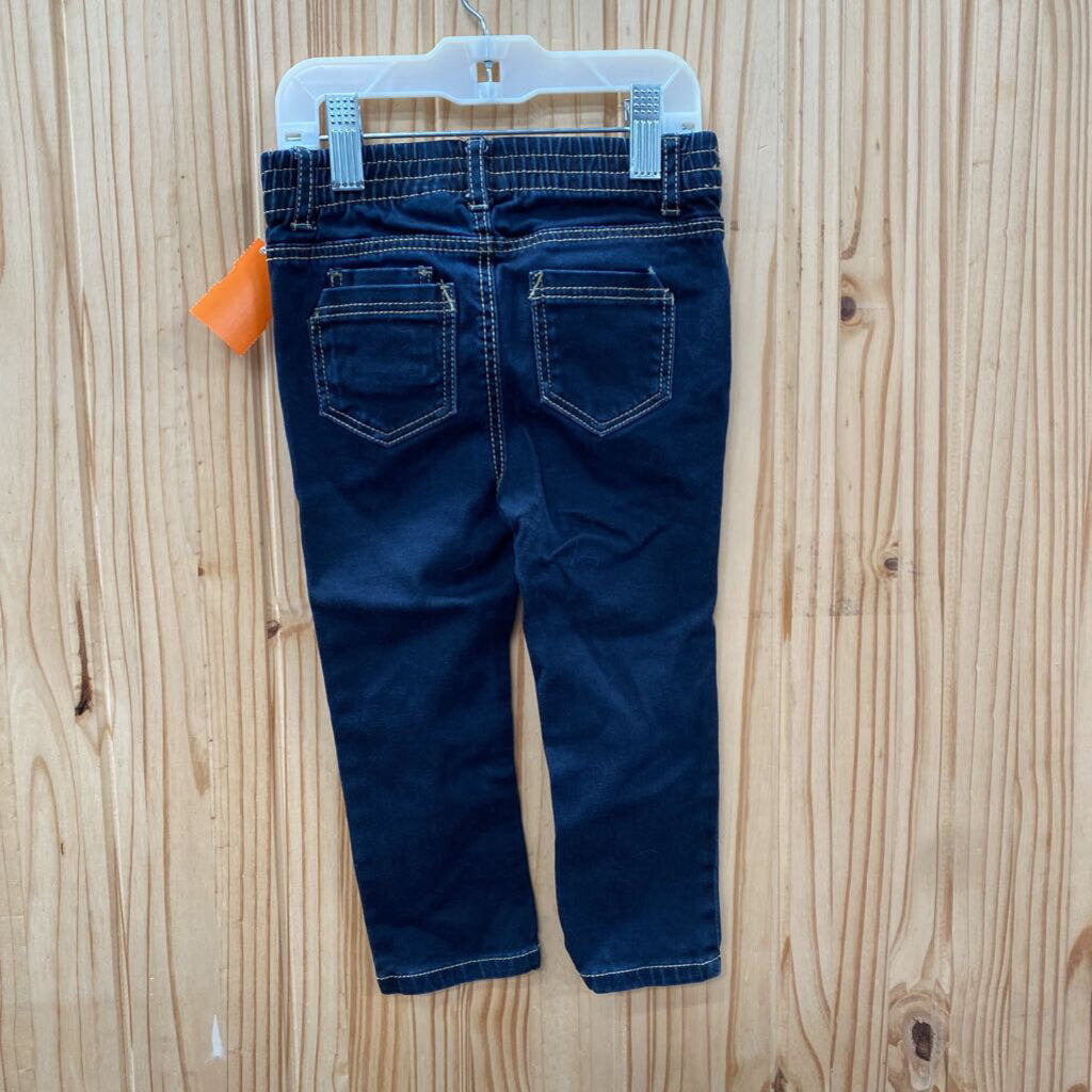 GIRLS JOE FRESH DK DENIM JEANS 12/18M