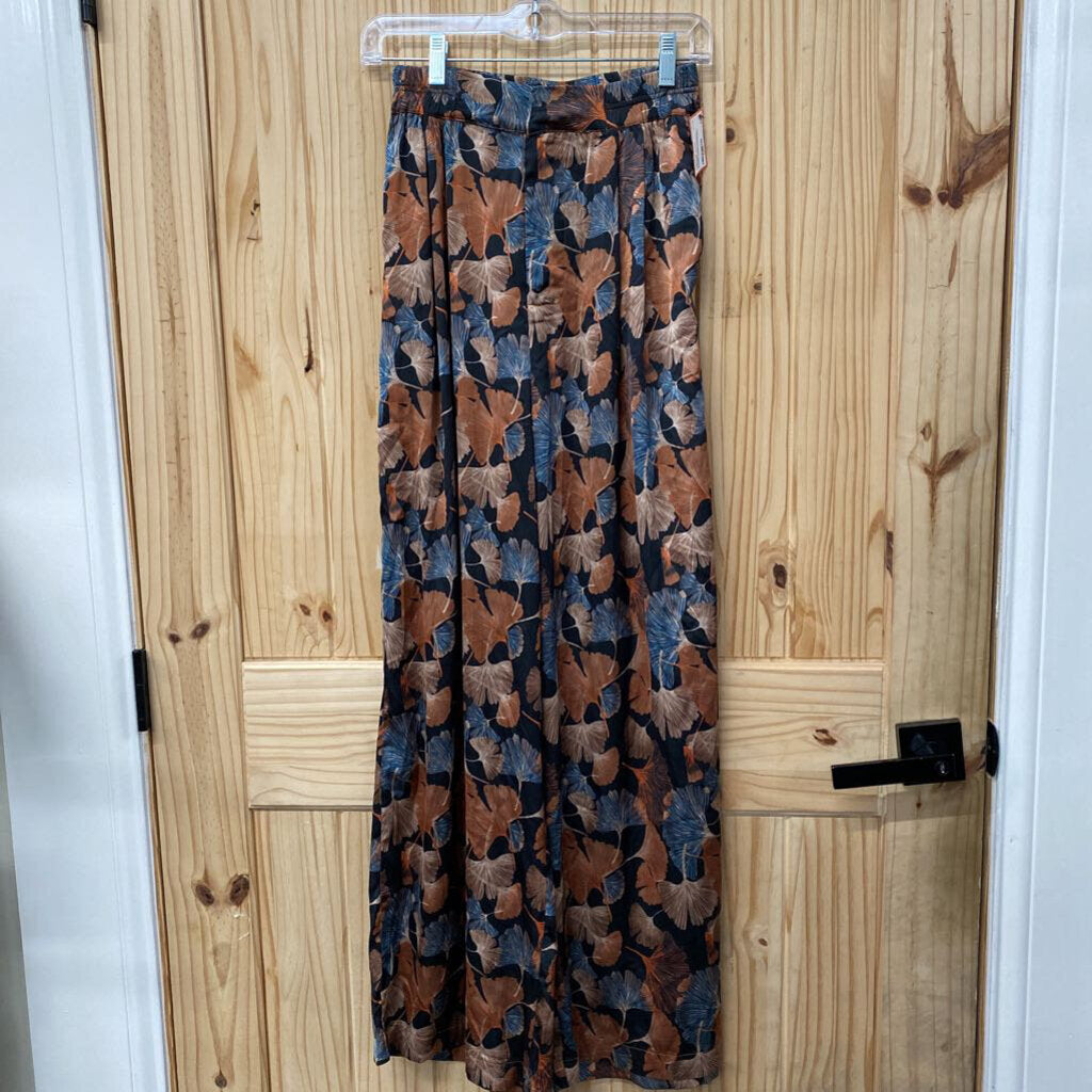 WOMENS KORI CASUAL PANTS W/PLANTS M NWT