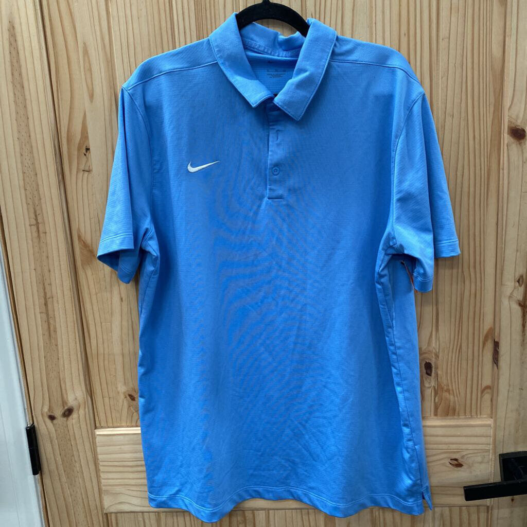 MENS NIKE POLO SHIRT SKY BLUE XL