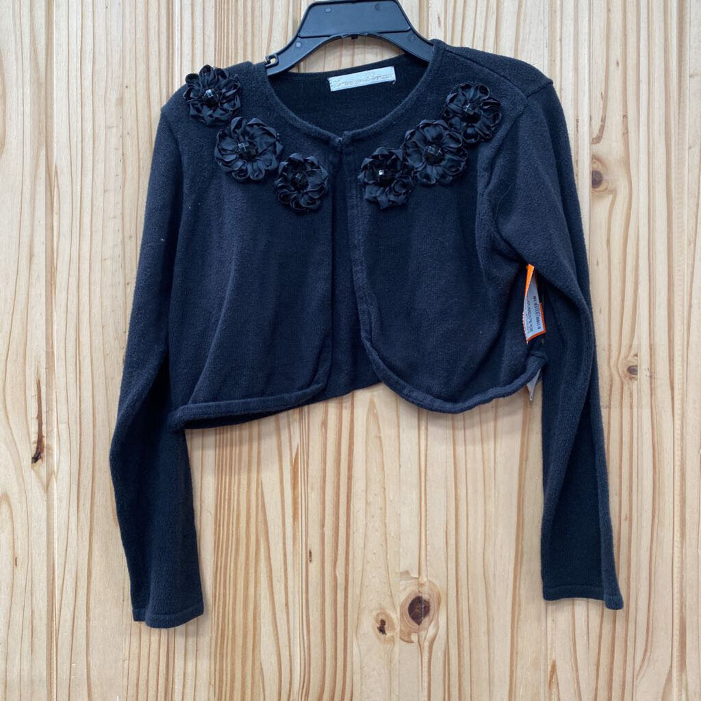 GIRLS AMERICAN PRINCESS BLK BLAZER 6X