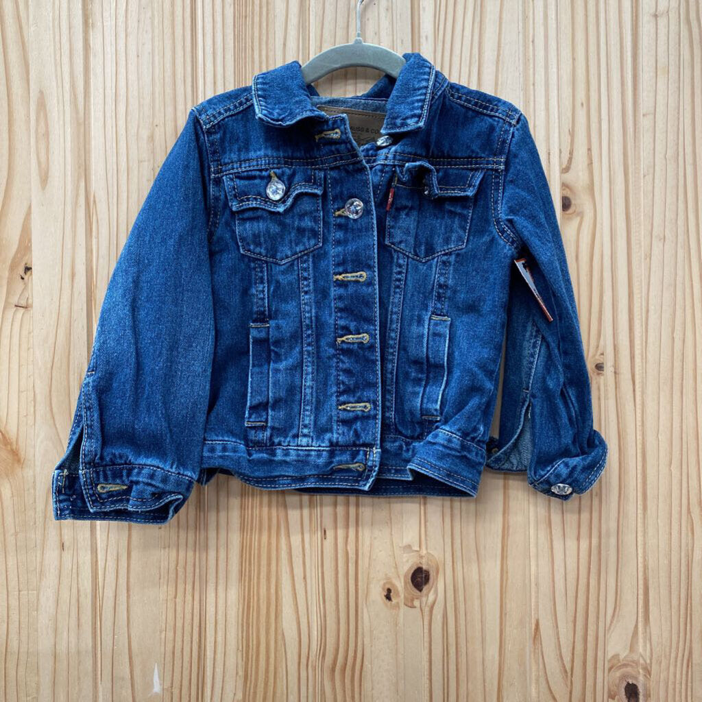 GIRLS LEVI STRAUSS DENIM JACKET 4