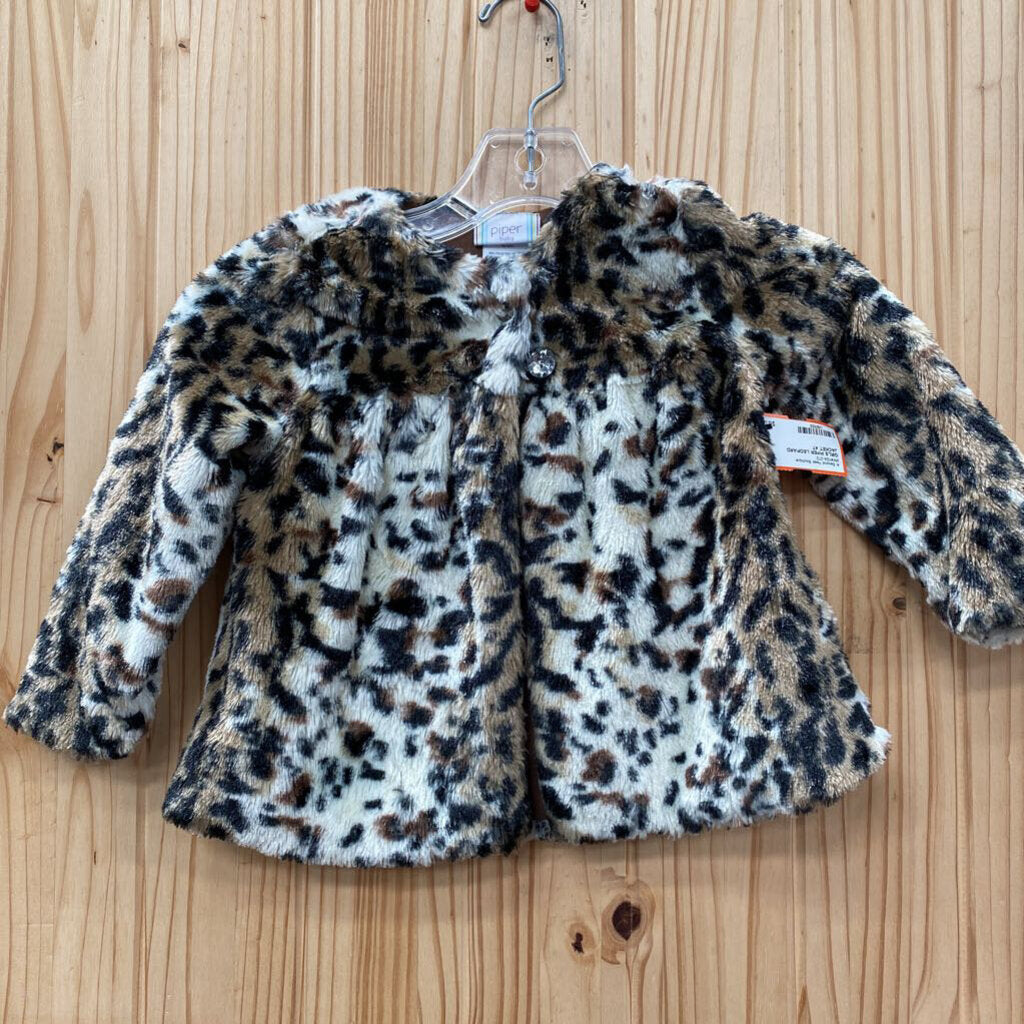 GIRLS PIPER LEOPARD JACKET 4T