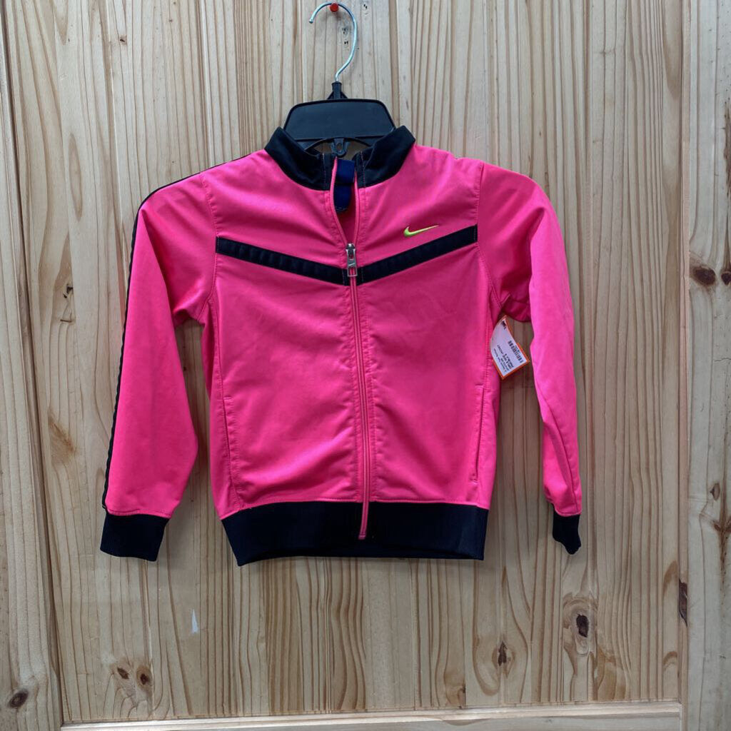 GIRLS NIKE JACKET PINK/BLK 6