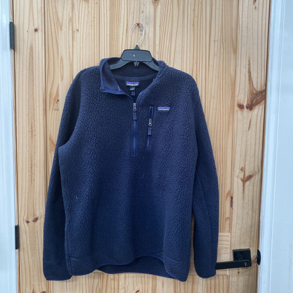 MENS PATAGONIA NAVY BLUE PULLOVER L