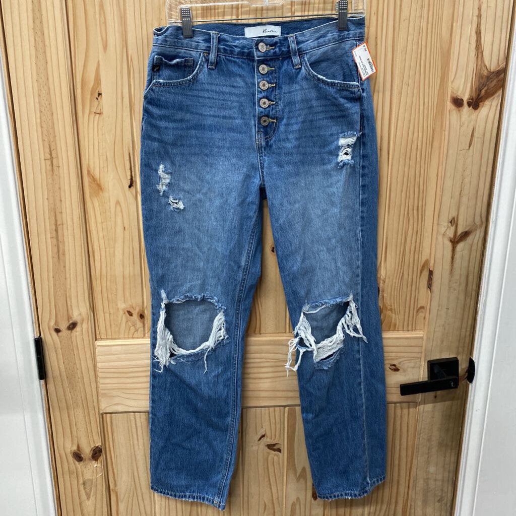 WOMENS KANCAN DENIM DIST. JEANS 7