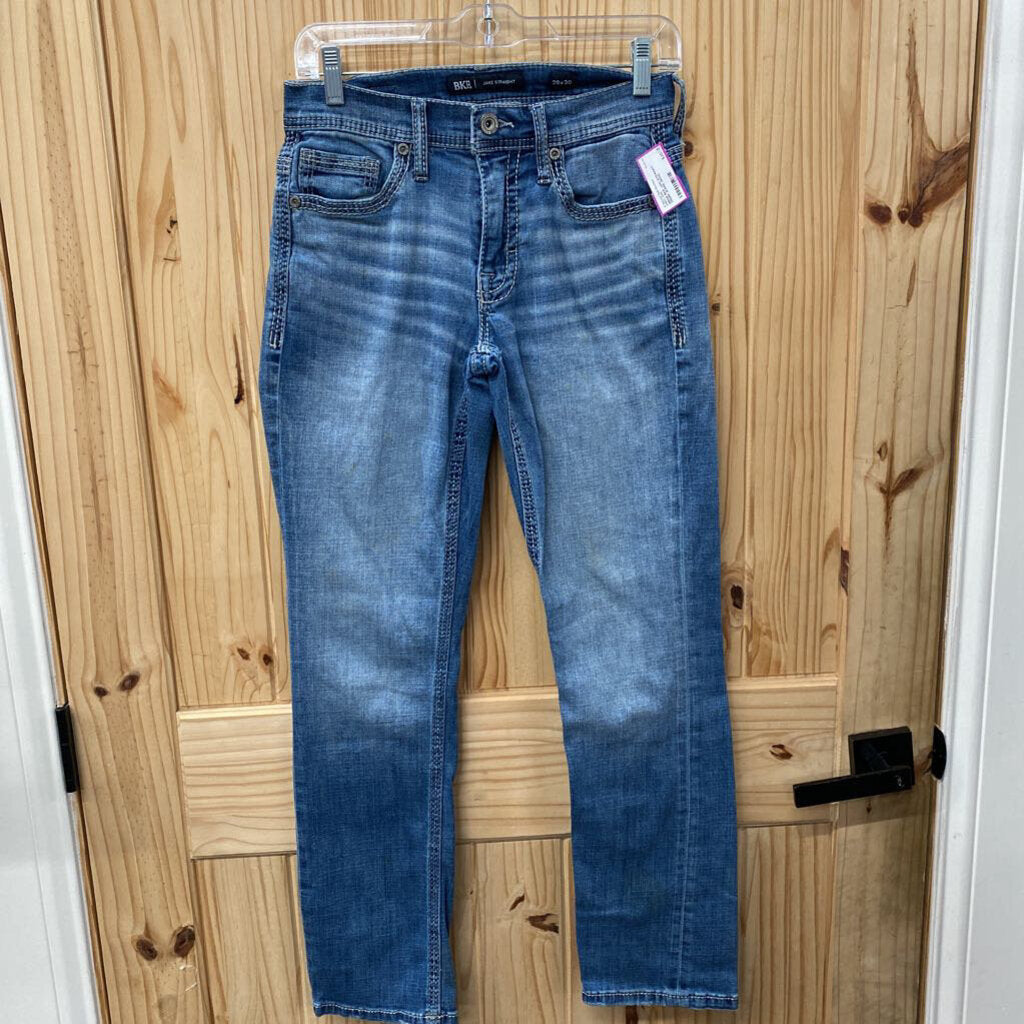 MENS BKE JAKI STRAIGHT DENIM JEANS 28X30