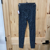 WOMENS ATHLETA LEGGINGS GREY/BLK LEOPARD XS