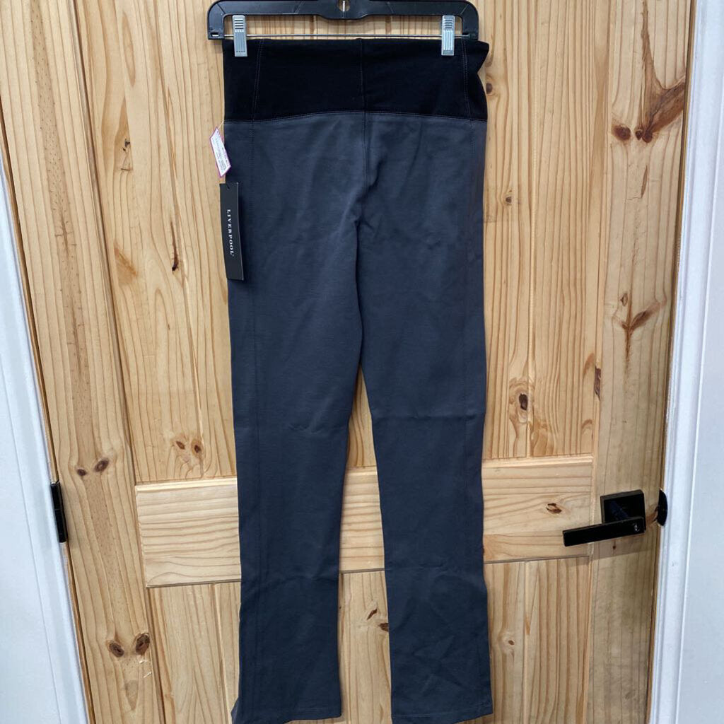 WOMENS LIVERPOOL BLK/GREY CASUAL PANTS M NWT
