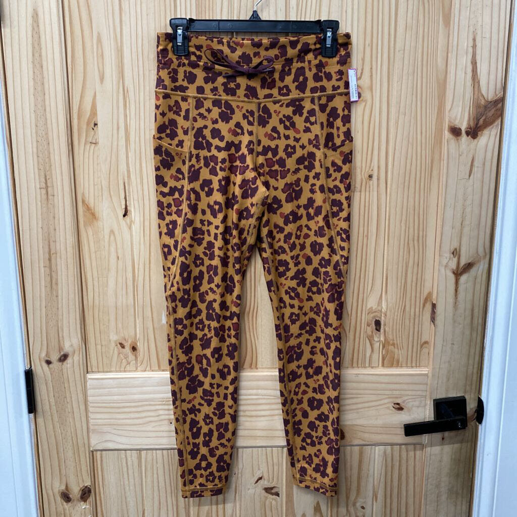 WOMENS GAPFIT LEOPARD LEGGINGS S