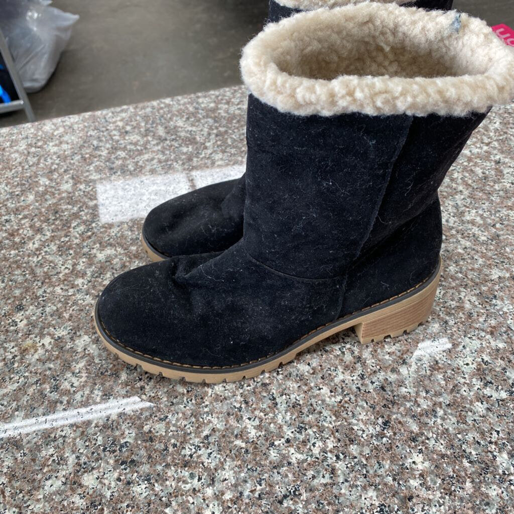 WOMENS BLK BOOTS 39