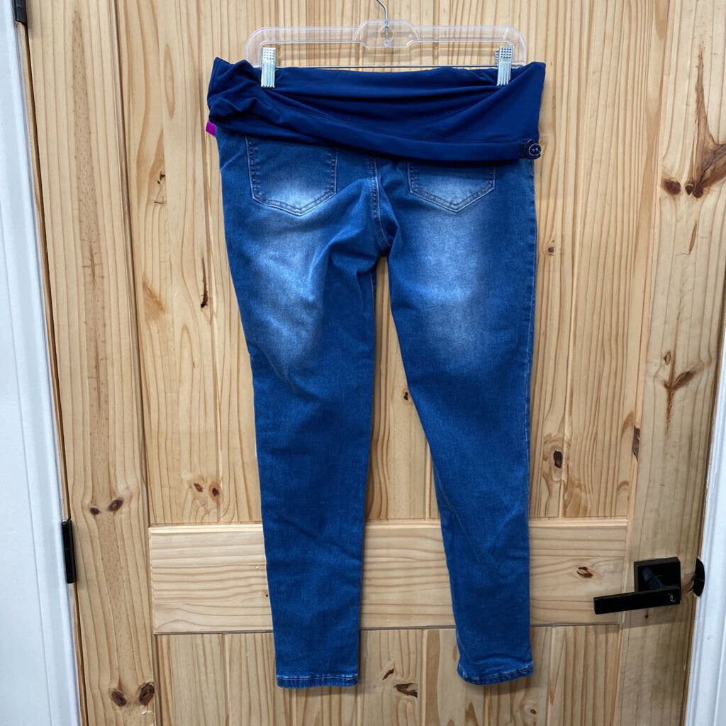 WOMENS SHEIN DENIM MATERNITY JEANS L