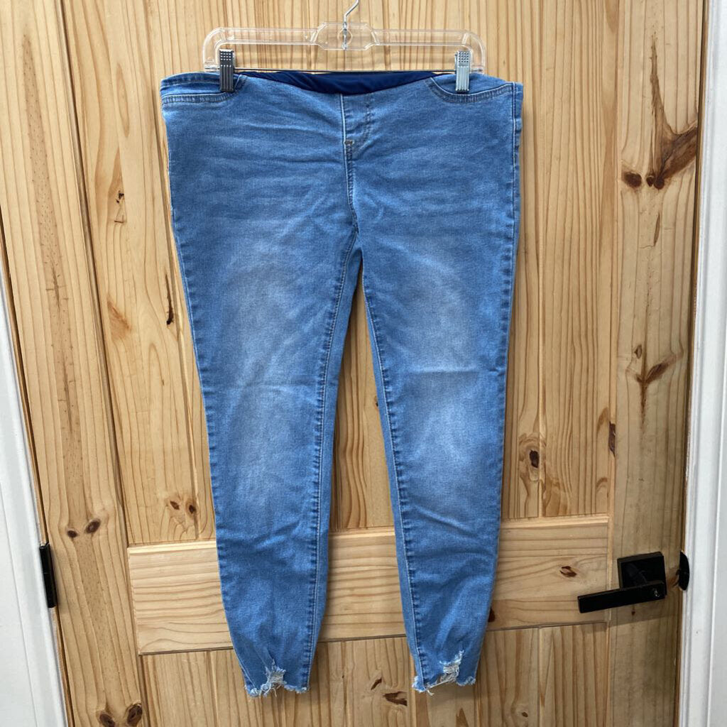 WOMENS SHEIN LT DENIM MATERNITY JEANS L