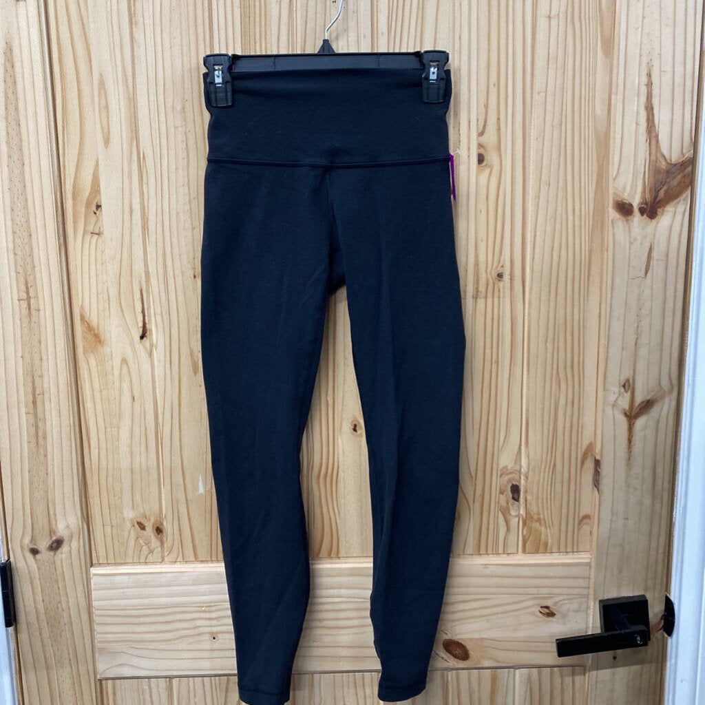 WOMENS LULULEMON BLK LEGGINGS 4 (WORN)