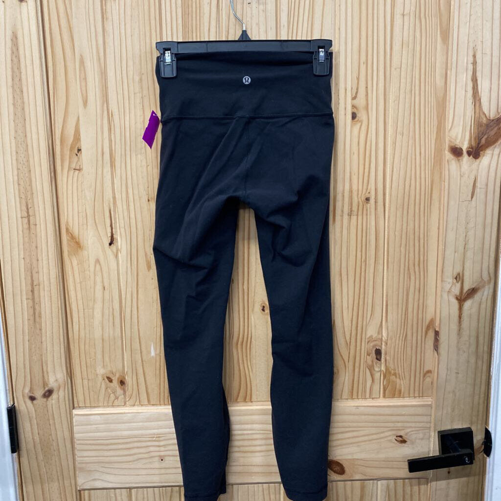 WOMENS LULULEMON BLK LEGGINGS 4 (WORN)