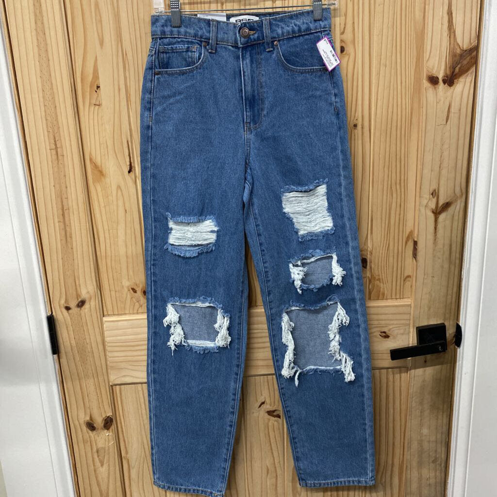 WOMENS RSQ LT DENIM DIST. JEANS 25 NWT