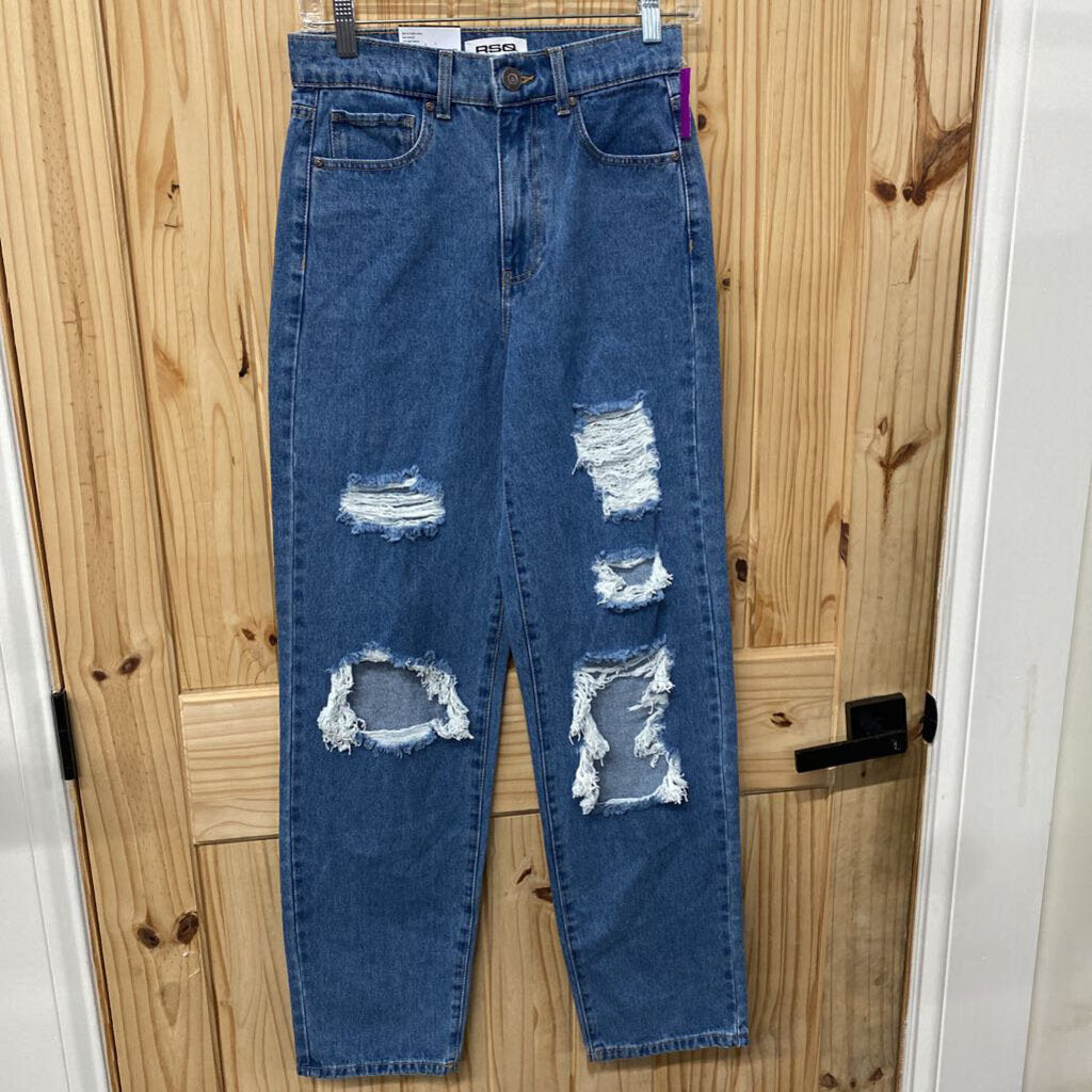 WOMENS RSQ LT DENIM DIST. JEANS 25 NWT