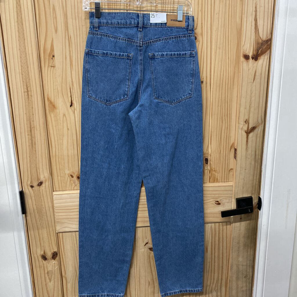 WOMENS RSQ LT DENIM DIST. JEANS 25 NWT