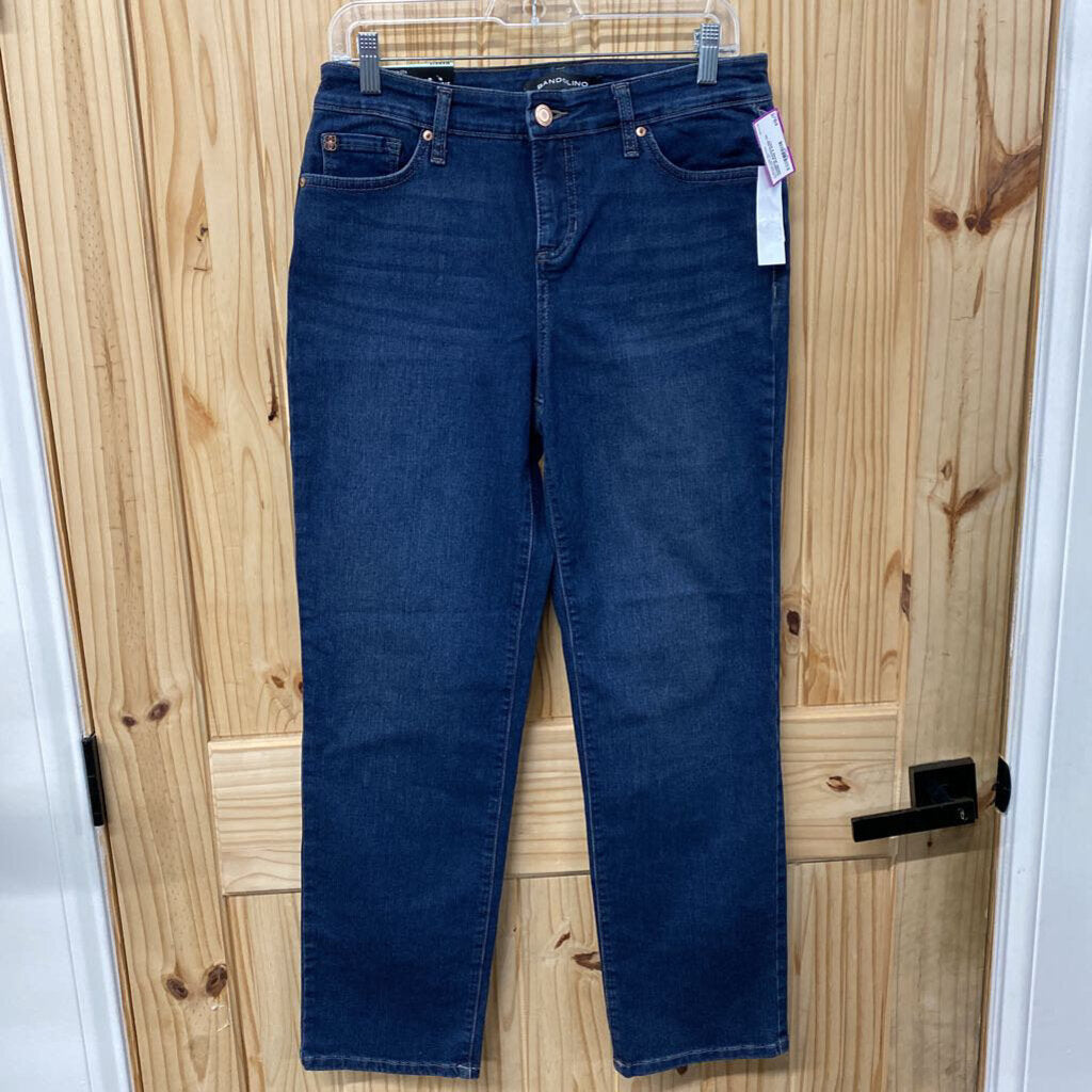 WOMENS BANDOLINO DK DENIM JEANS 8 NWT