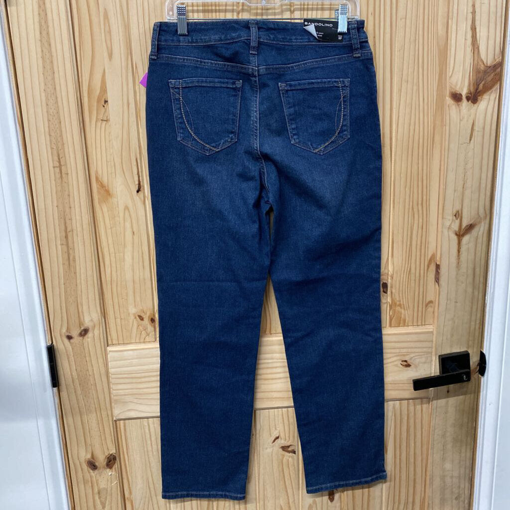 WOMENS BANDOLINO DK DENIM JEANS 8 NWT