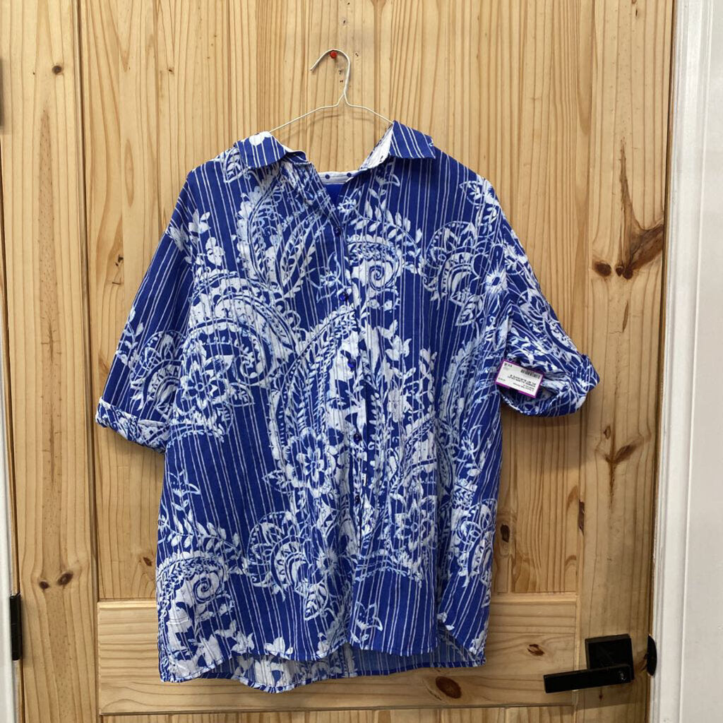 WOMENS ALLISON DALEY 2PC SET BLUE/WHITE 16