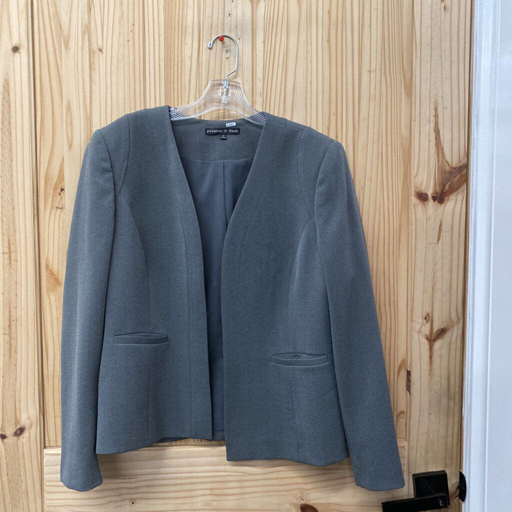 WOMENS PRESTON & YORK CASUAL BLAZER GREY 12
