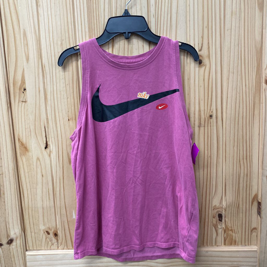WOMENS NIKE TANK PINK/BLK S