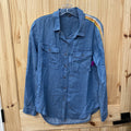 WOMENS DEAR JOHN LS DENIM SHIRT XS
