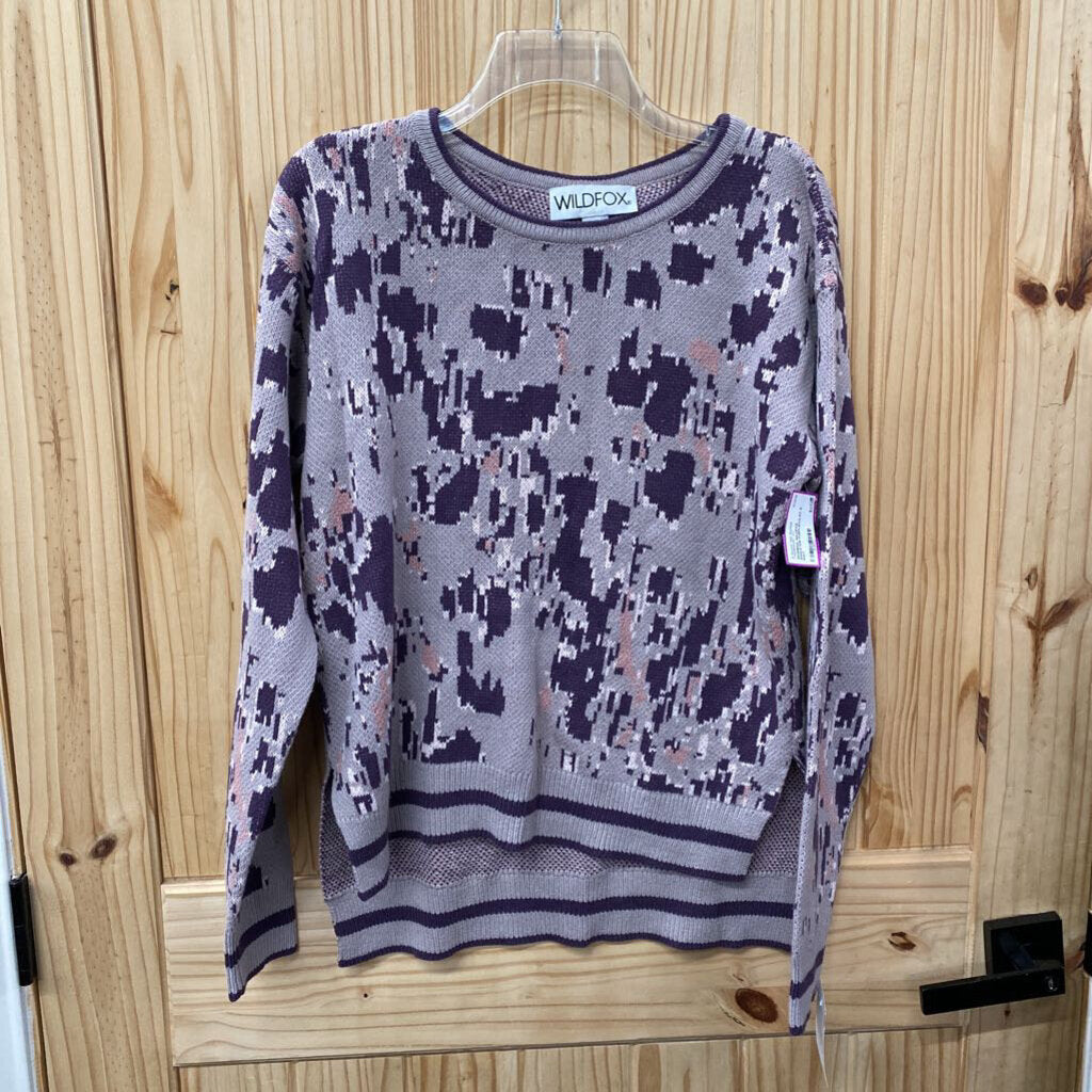 WOMENS WILDFOX SWEATER PURPLE/LILAC S NWT