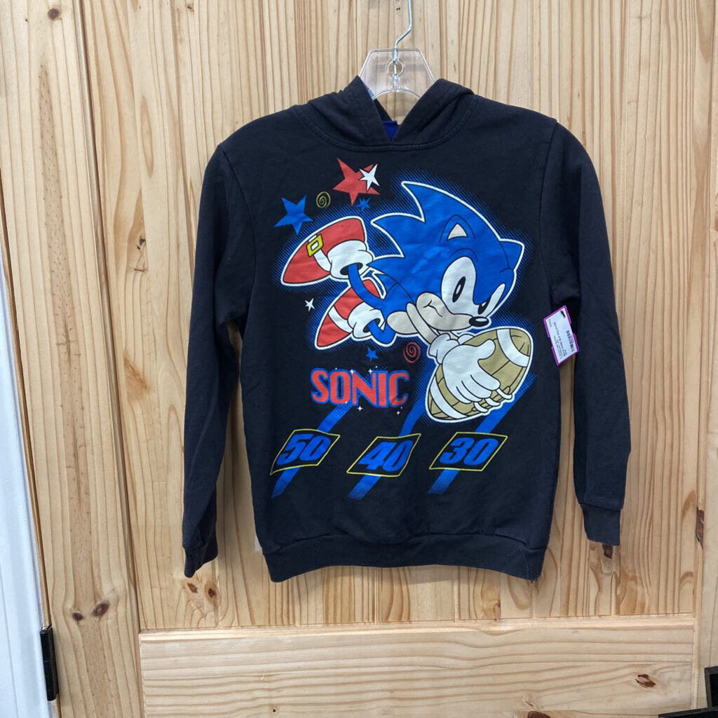 BOYS SONIC BLK PULLOVER 10/12