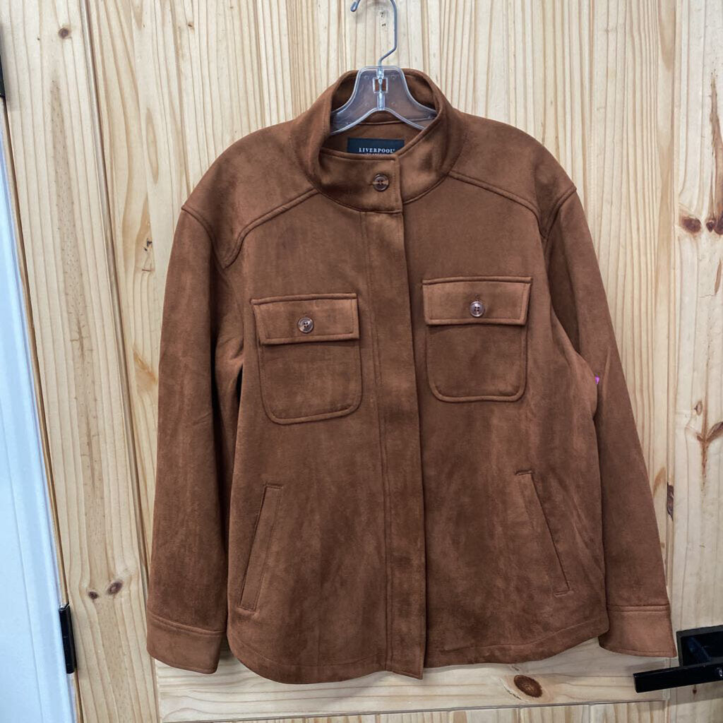 WOMENS LIVERPOOL BROWN SHIRT L