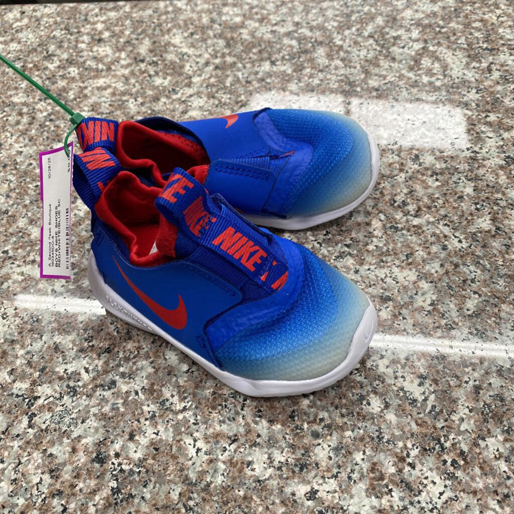 BOYS NIKE SHOES RED/WHITE/BLUE 5C