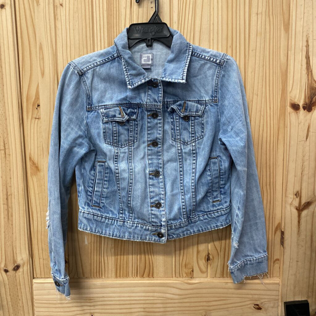 WOMENS JCP LT DENIM JEAN JACKET M