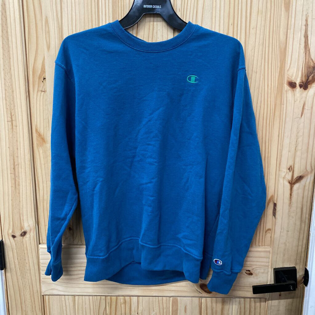 WOMENS CHAMPION DK TEAL SWEATSHIRT L