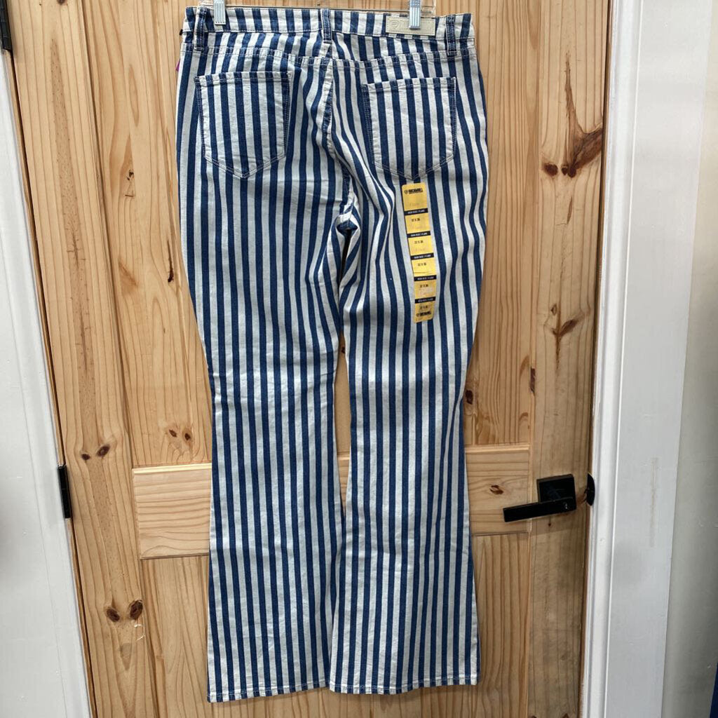 WOMENS ROCK N ROLL DENIM/WHITE STRIPE 32X36 NWT