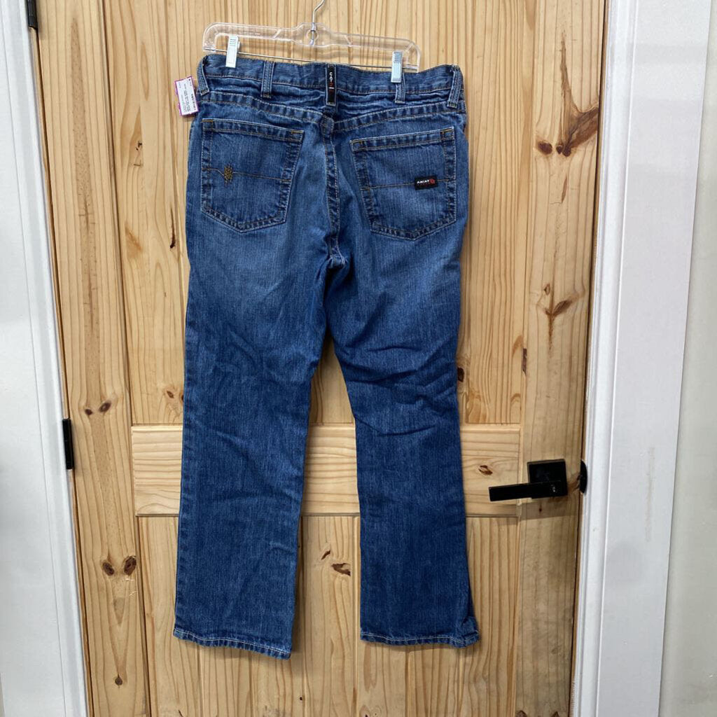 MENS ARIAT FR WORK JEANS RELAXED BOOT 34X30