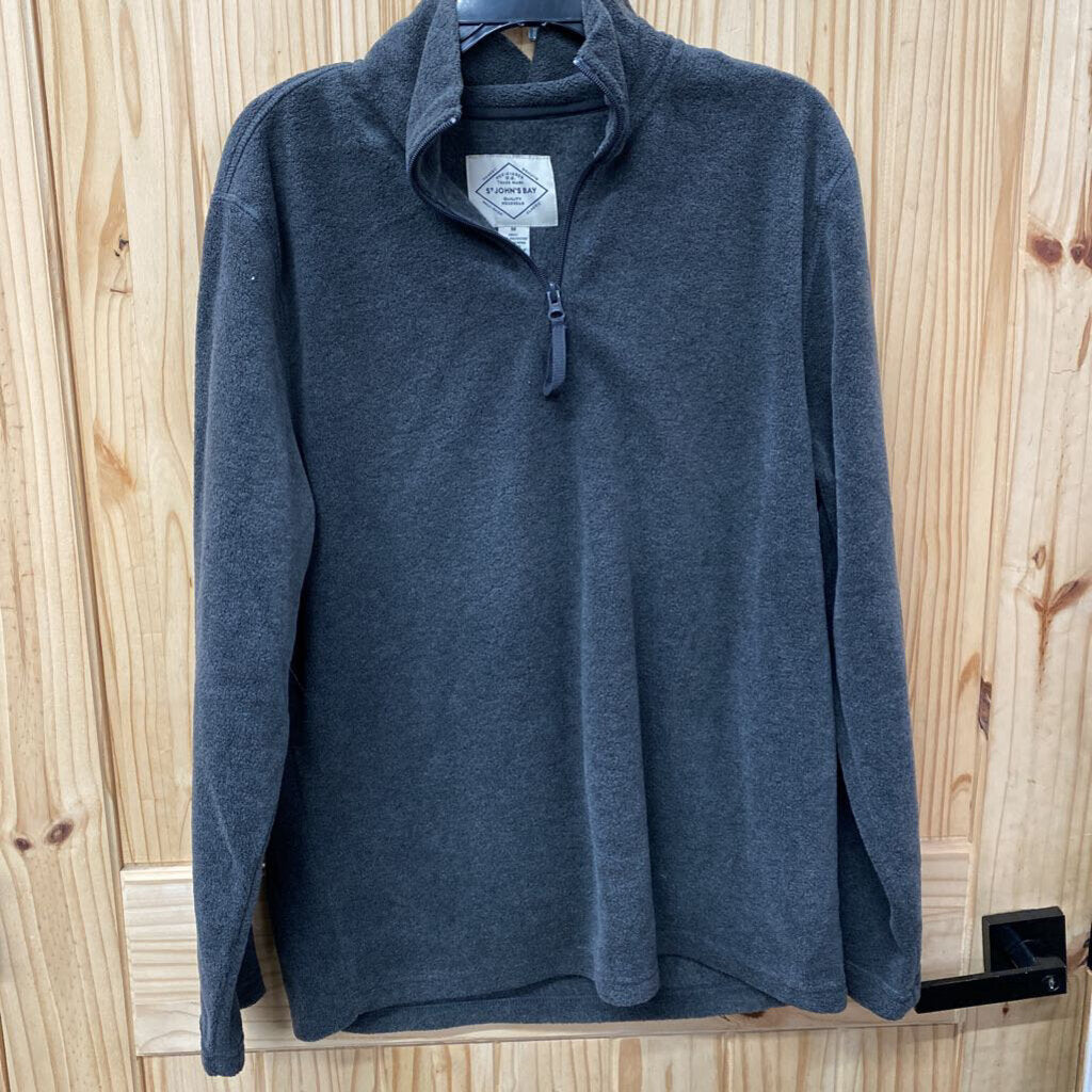 MENS ST. JOHNS BAY GREY PULLOVER M NWT