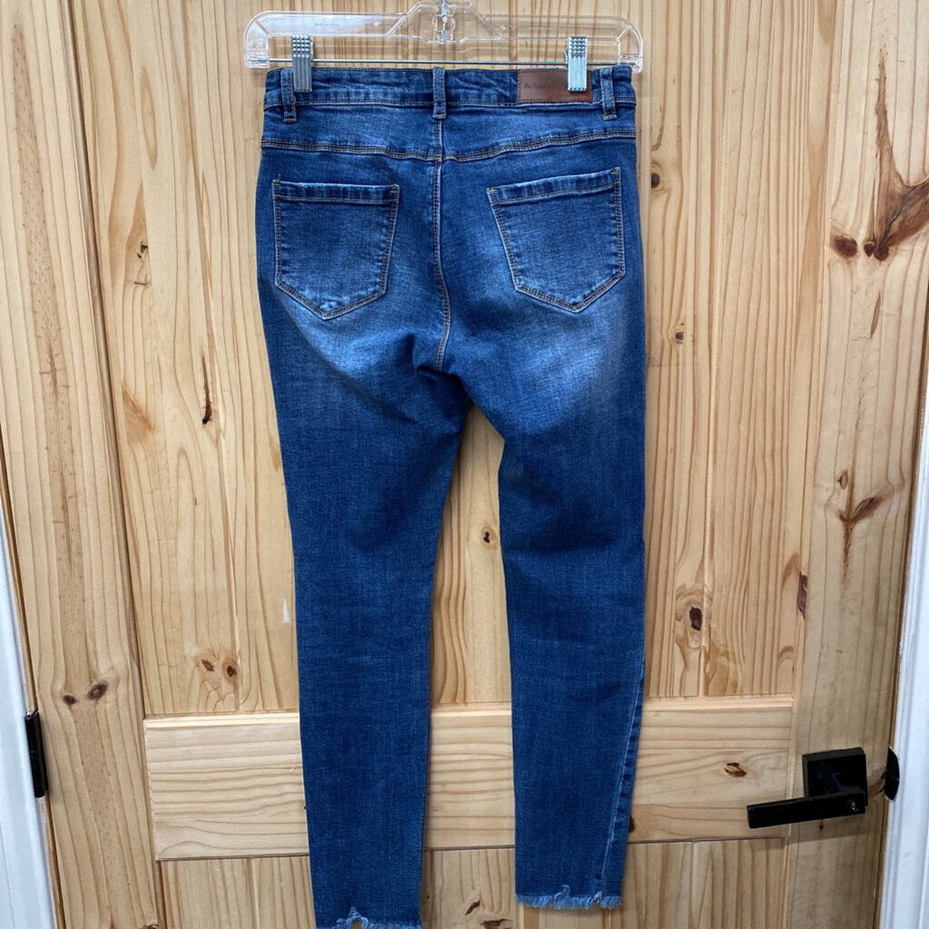 WOMENS MONKEY RIDE DENIM DIST. JEANS 5