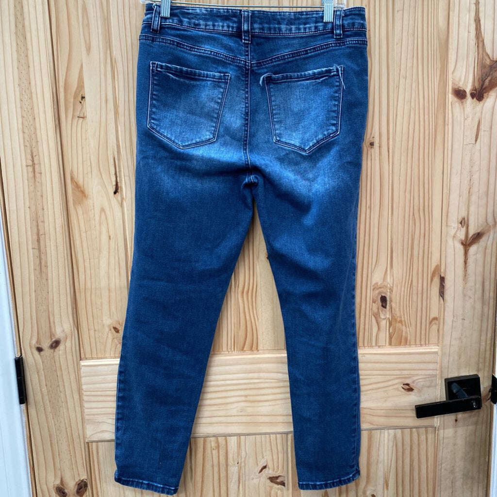 WOMENS SIGNATURE STUDIO DK DENIM JEANS 10