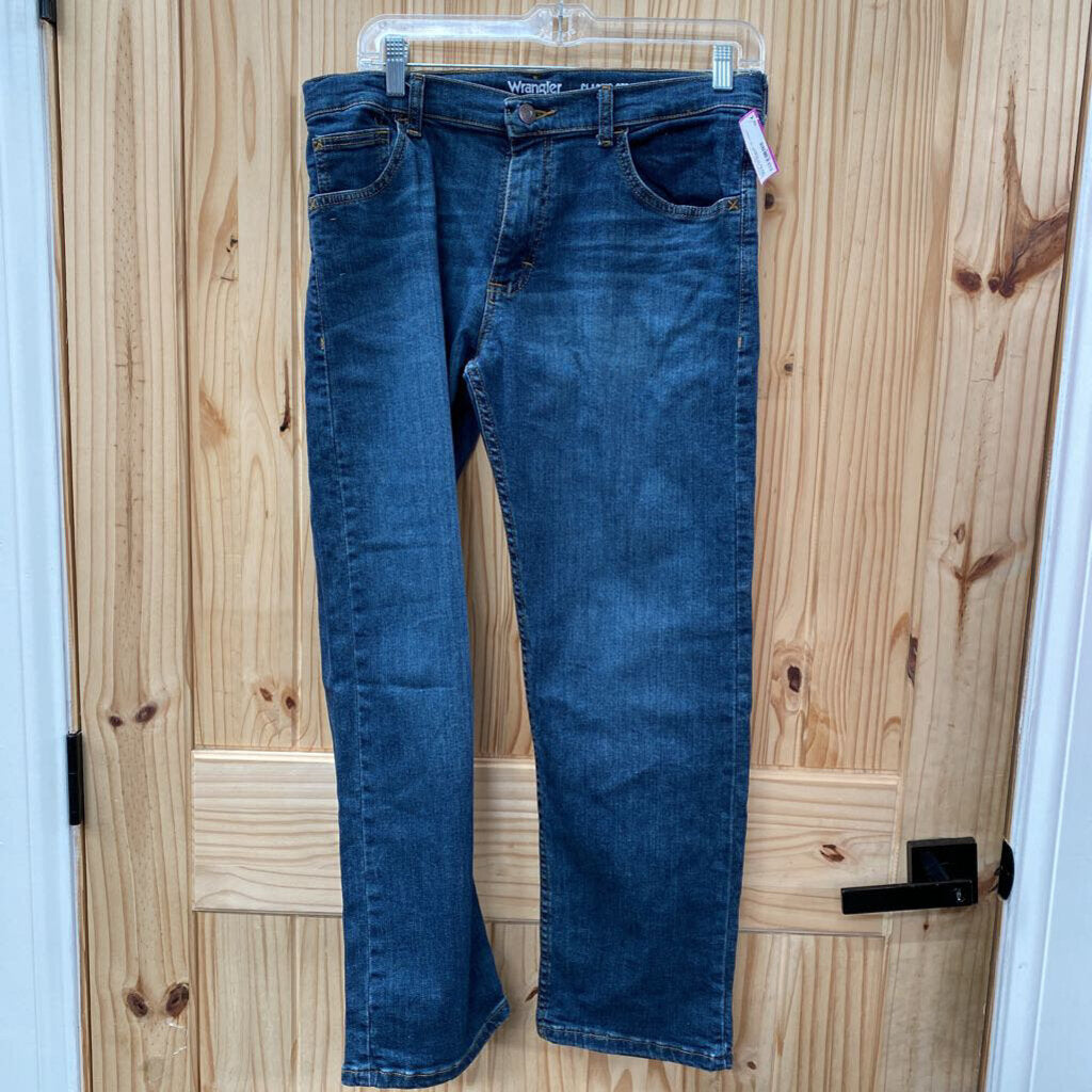 BOYS WRANGLER DK DENIM JEANS 14 HUSKY