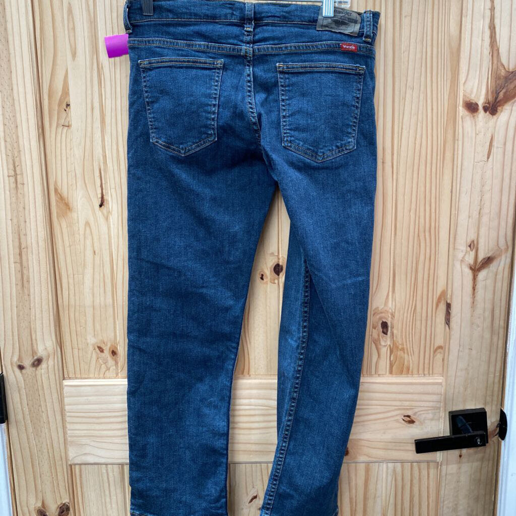 BOYS WRANGLER DK DENIM JEANS 14 HUSKY