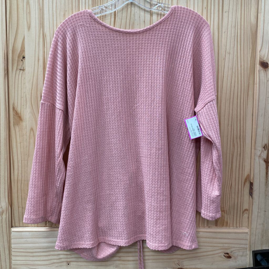 WOMENS HESED MAUVE CASUAL TOP L