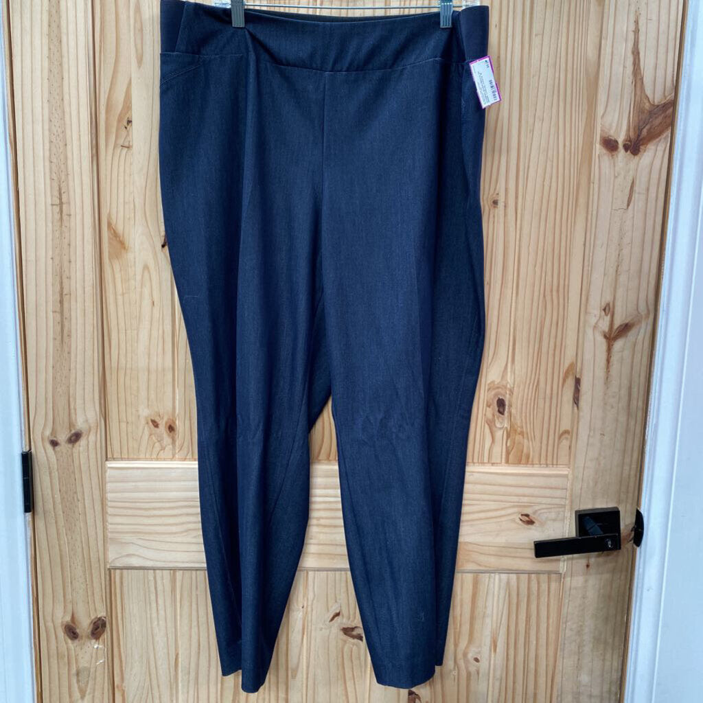 WOMENS INVESTMENTS DK DENIM CASUAL PANTS 18