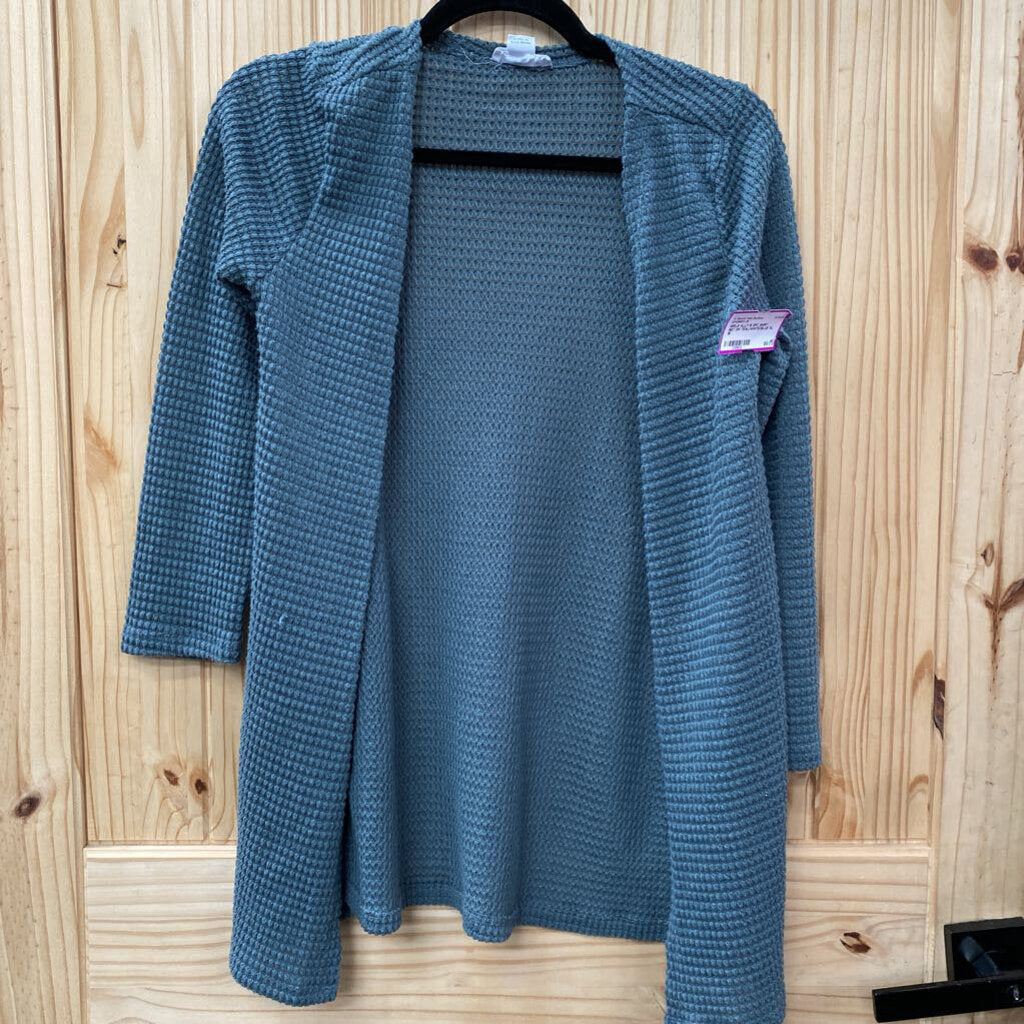 GIRLS ALLY B 2PC SHIRT SET DK TEAL/WHITE/BLUE XL 16