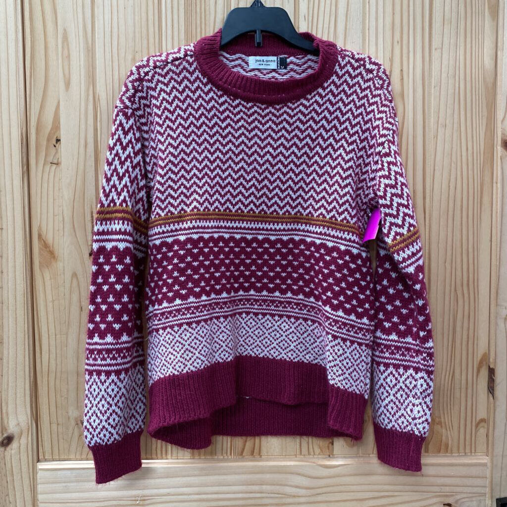 JON & ANNA SWEATER DK WINE M