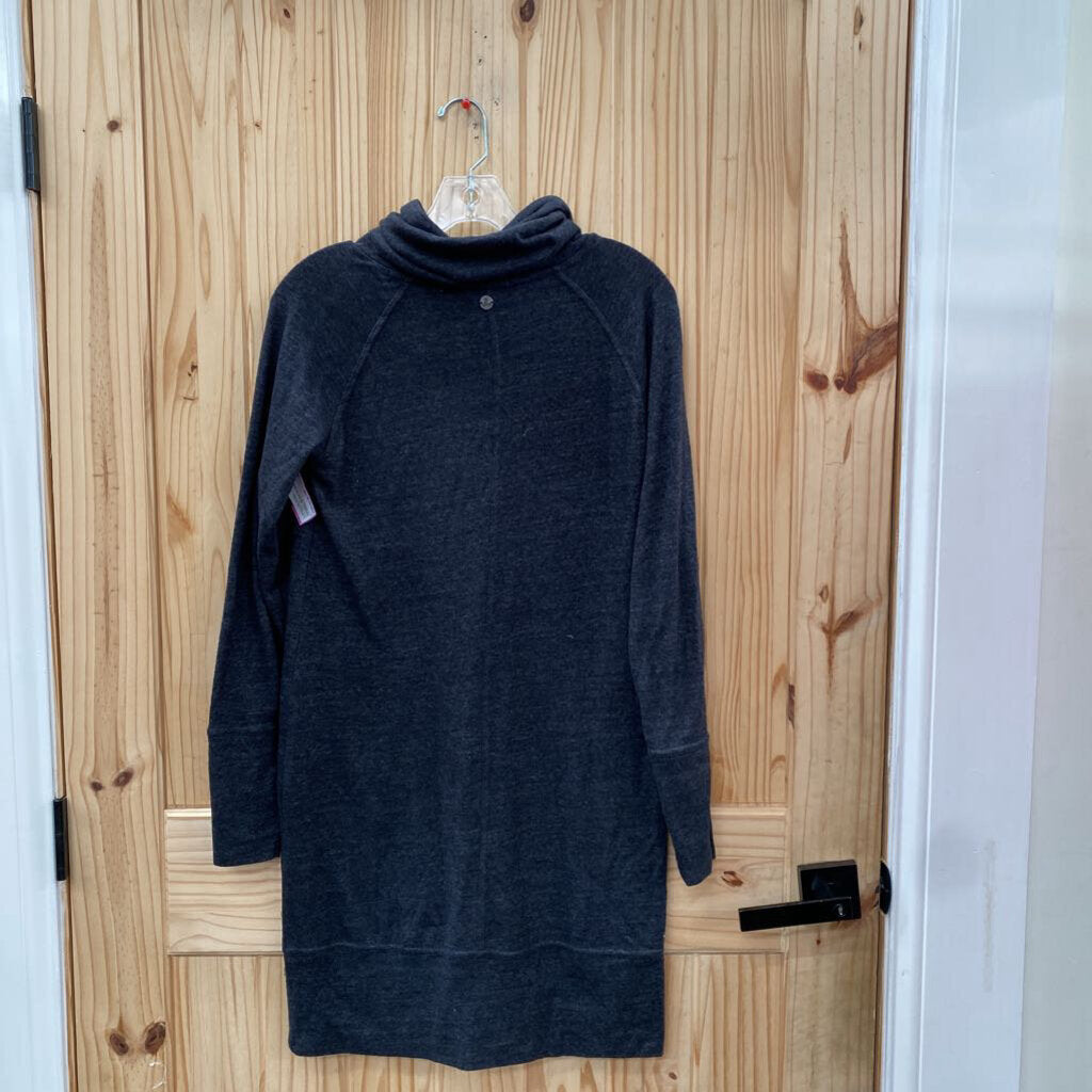 WOMENS PRANA DK GREY LS DRESS S