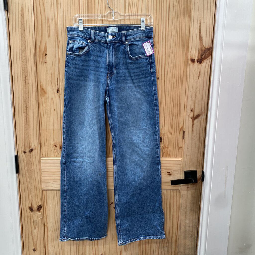 WOMENS H&M DENIM FLARE JEANS 10